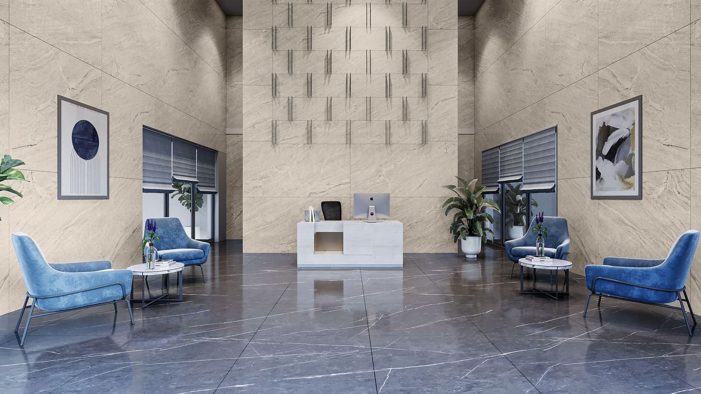 Entrance lobby with reception