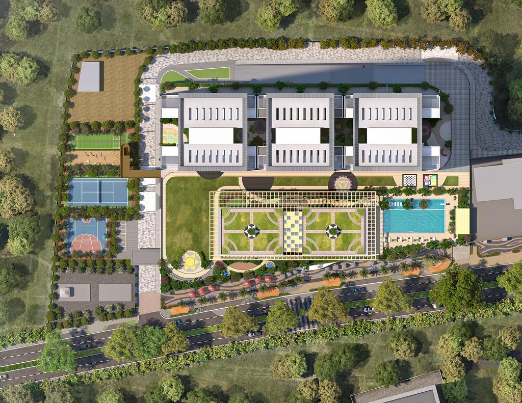 Site aerial view