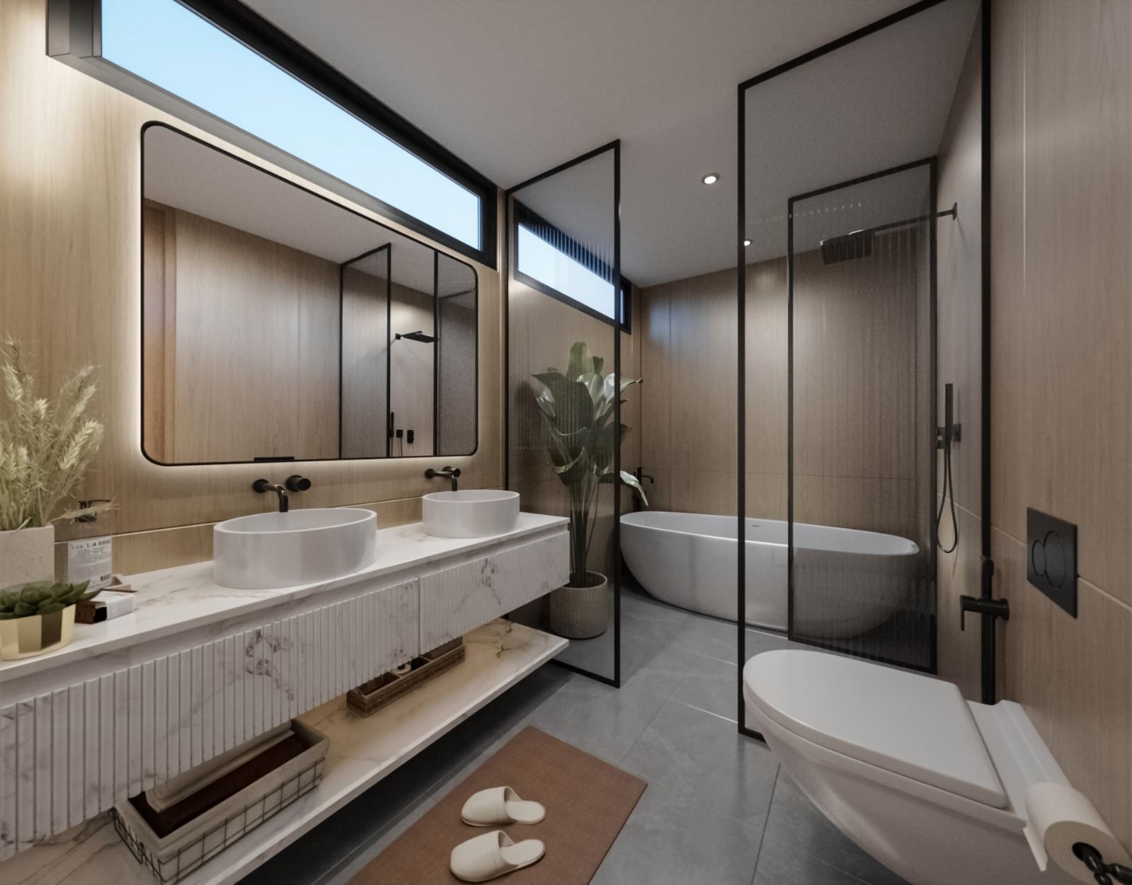 Master bathroom
